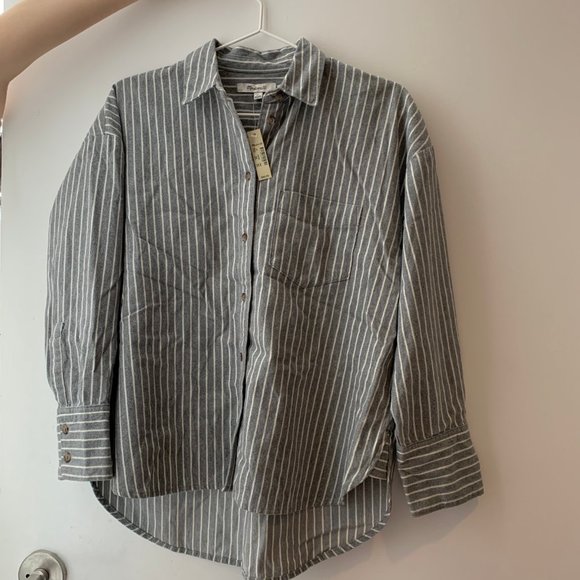 New Madewell Striped Shirt XS - Picture 1 of 3